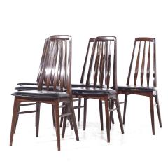 Niels Koefoed Niels Koefoed Eva Mid Century Danish Rosewood Dining Chairs Set of 6 - 3884332