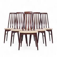 Niels Koefoed Niels Koefoed Eva Mid Century Danish Rosewood Dining Chairs Set of 6 - 4277691