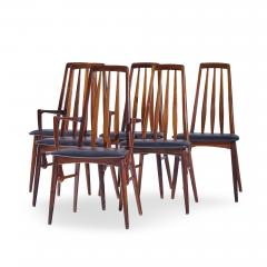 Niels Koefoed Niels Koefoed Eva Mid Century Danish Rosewood Dining Chairs Set of 6 - 4474093
