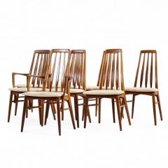 Niels Koefoed Niels Koefoed Eva Mid Century Danish Rosewood Dining Chairs Set of 8 - 4498363