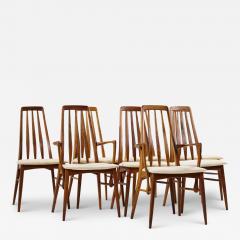 Niels Koefoed Niels Koefoed Eva Mid Century Danish Rosewood Dining Chairs Set of 8 - 4498987