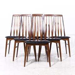 Niels Koefoed Niels Koefoed Eva Mid Century Danish Teak Dining Chairs Set of 6 - 4092381