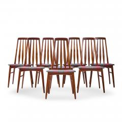 Niels Koefoed Niels Koefoed Eva Mid Century Danish Teak Dining Chairs Set of 8 - 4496093