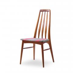 Niels Koefoed Niels Koefoed Eva Mid Century Danish Teak Dining Chairs Set of 8 - 4496096