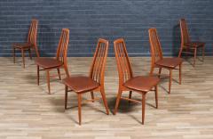 Niels Koefoed Niels Koefoed Eva Teak Leather Dining Chairs for Koefoeds Hornslet - 4387564