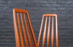 Niels Koefoed Niels Koefoed Eva Teak Leather Dining Chairs for Koefoeds Hornslet - 4387570