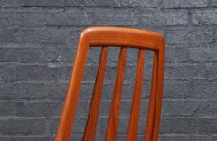 Niels Koefoed Niels Koefoed Eva Teak Leather Dining Chairs for Koefoeds Hornslet - 4387571