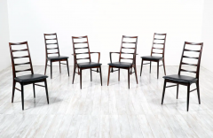 Niels Koefoed Niels Koefoed Lis Brazilian Rosewood Leather Dining Chairs - 2870471