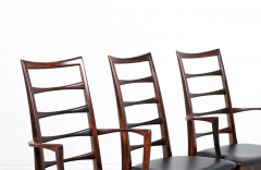 Niels Koefoed Niels Koefoed Lis Brazilian Rosewood Leather Dining Chairs - 2870474