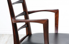 Niels Koefoed Niels Koefoed Lis Brazilian Rosewood Leather Dining Chairs - 2870477