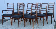 Niels Koefoed Niels Koefoed Lis Teak And Leather Dining Chairs Set Of 8 - 2934919