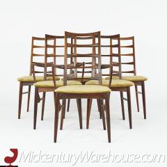 Niels Koefoed Niels Koefoed Mid Century Rosewood Bowtie Ladderback Dining Chairs - 2581340