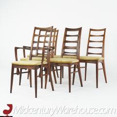 Niels Koefoed Niels Koefoed Mid Century Rosewood Bowtie Ladderback Dining Chairs - 2581341