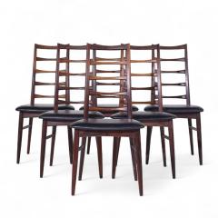 Niels Koefoed Niels Koefoed for Hornslet M belfabrik Lis Rosewood Dining Chairs Set of 6 - 4216704