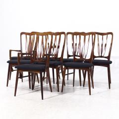 Niels Koefoed Niels Koefoed for Koefoeds Hornslet Ingrid MCM Danish Dining Chairs Set of 8 - 4033461