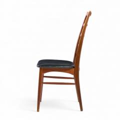 Niels Koefoed Niels Koefoed for Koefoeds Hornslet Lis Danish Teak Dining Chairs Set of 10 - 4391810