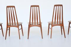 Niels Koefoed Niels Koefoed set of eight Eva dining chairs in teak Denmark 1960 - 3990792