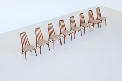 Niels Koefoed Niels Koefoed set of eight Eva dining chairs in teak Denmark 1960 - 3990795