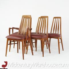Niels Koefoed Niels Koefoeds Hornslet Mid Century Teak Eva Dining Chairs Set of 6 - 2581345