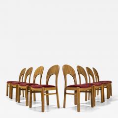 Niels Koefoed Set of 8 Morten Dining Chairs by Niels Koefoed Denmark 1960s - 3855442