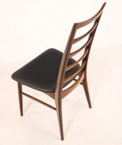Niels Koefoed Set of Six Scandinavian Modern Rosewood Dining Chairs Designed by Niels Koefoed - 2966210