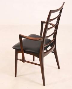 Niels Koefoed Set of Six Scandinavian Modern Rosewood Dining Chairs Designed by Niels Koefoed - 2966212