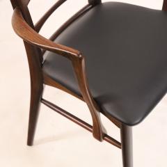 Niels Koefoed Set of Six Scandinavian Modern Rosewood Dining Chairs Designed by Niels Koefoed - 2966213