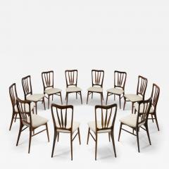 Niels Koefoed Set of Twelve Ingrid Dining Chairs for Koefoed M belfabrik Denmark 1960s - 4214430
