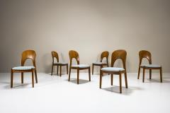 Niels Koefoed Six Morten Teak Dining Chairs by Niels Koefoed Denmark 1960s - 3818264