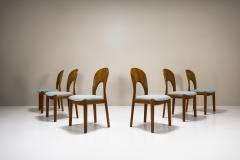 Niels Koefoed Six Morten Teak Dining Chairs by Niels Koefoed Denmark 1960s - 3818265