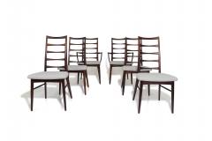 Niels Koefoed Six Solid Rosewood Niles Kofoeds Mid Century Danish Dining Chairs - 3363028