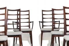 Niels Koefoed Six Solid Rosewood Niles Kofoeds Mid Century Danish Dining Chairs - 3363031