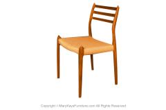 Niels Otto M ller Mid Century Niels Otto Moller Model 78 Teak Dining Chairs - 3331066