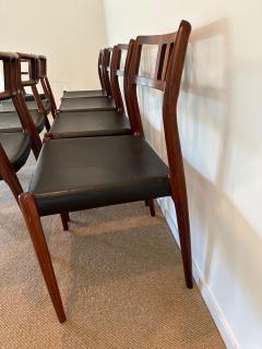 Niels Otto M ller Model 79 Rosewood Chairs by Niels O M ller for J L M llers M belfabrik - 4641375