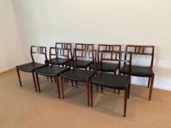 Niels Otto M ller Model 79 Rosewood Chairs by Niels O M ller for J L M llers M belfabrik - 4641378