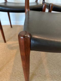 Niels Otto M ller Model 79 Rosewood Chairs by Niels O M ller for J L M llers M belfabrik - 4641408
