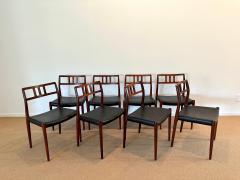 Niels Otto M ller Model 79 Rosewood Chairs by Niels O M ller for J L M llers M belfabrik - 4641421