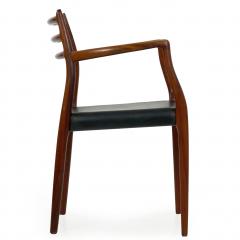 Niels Otto M ller Model No 62 Rosewood Arm Chair by Niels M ller Denmark circa 1962 - 1104149