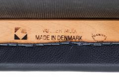 Niels Otto M ller Niels M ller Model 71 Leather Teak Arm Chairs for J L M llers - 3049749