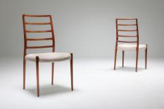 Niels Otto M ller Niels M ller Model 82 Danish Rosewood Dining Chairs 1970s - 1382616