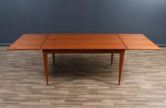 Niels Otto M ller Niels Moller Model 12 Expanding Teak Draw Leaf Dining Table - 3857472