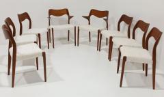 Niels Otto M ller Niels Moller Model 71 Dining Chairs Set of 8 - 3222762