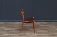 Niels Otto M ller Niels Moller Model 78 Teak Leather Desk Chair - 3528662