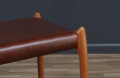 Niels Otto M ller Niels Moller Model 78 Teak Leather Desk Chair - 3528667