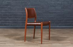 Niels Otto M ller Niels Moller Model 80 Teak Cognac Leather Chair - 4327282