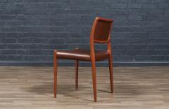 Niels Otto M ller Niels Moller Model 80 Teak Cognac Leather Chair - 4327288