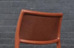 Niels Otto M ller Niels Moller Model 80 Teak Cognac Leather Chair - 4329512