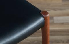 Niels Otto M ller Niels Moller Model 80A Teak Leather Stool - 3668282