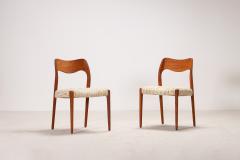 Niels Otto M ller Pair of Chairs Model 71 by Niels Otto M ller - 4329909