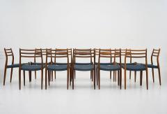 Niels Otto M ller Scandinavian Midcentury Dining Chairs Model 78 by Niels Otto M ller - 3244871